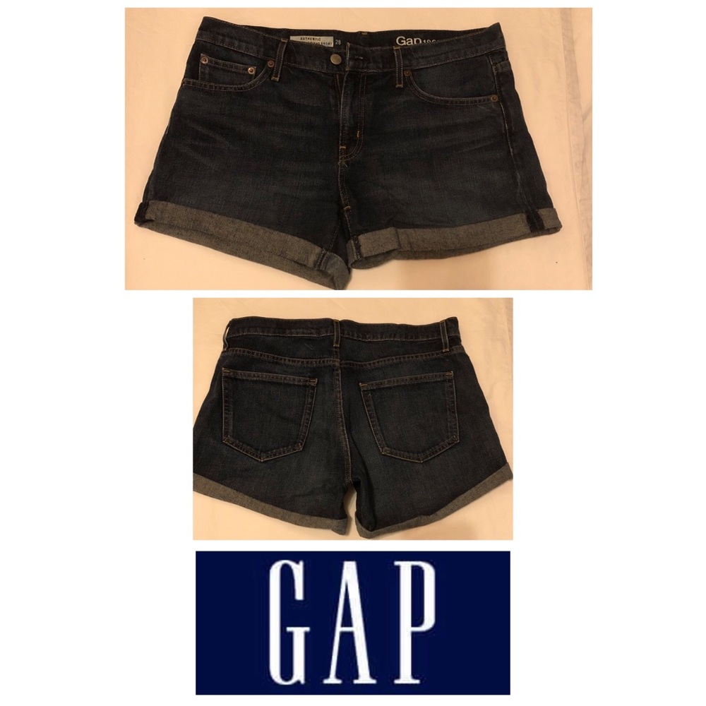 Gap Authentic Best Girlfriend Shorts Size 28 Summer Cruise Travel Beach Dark